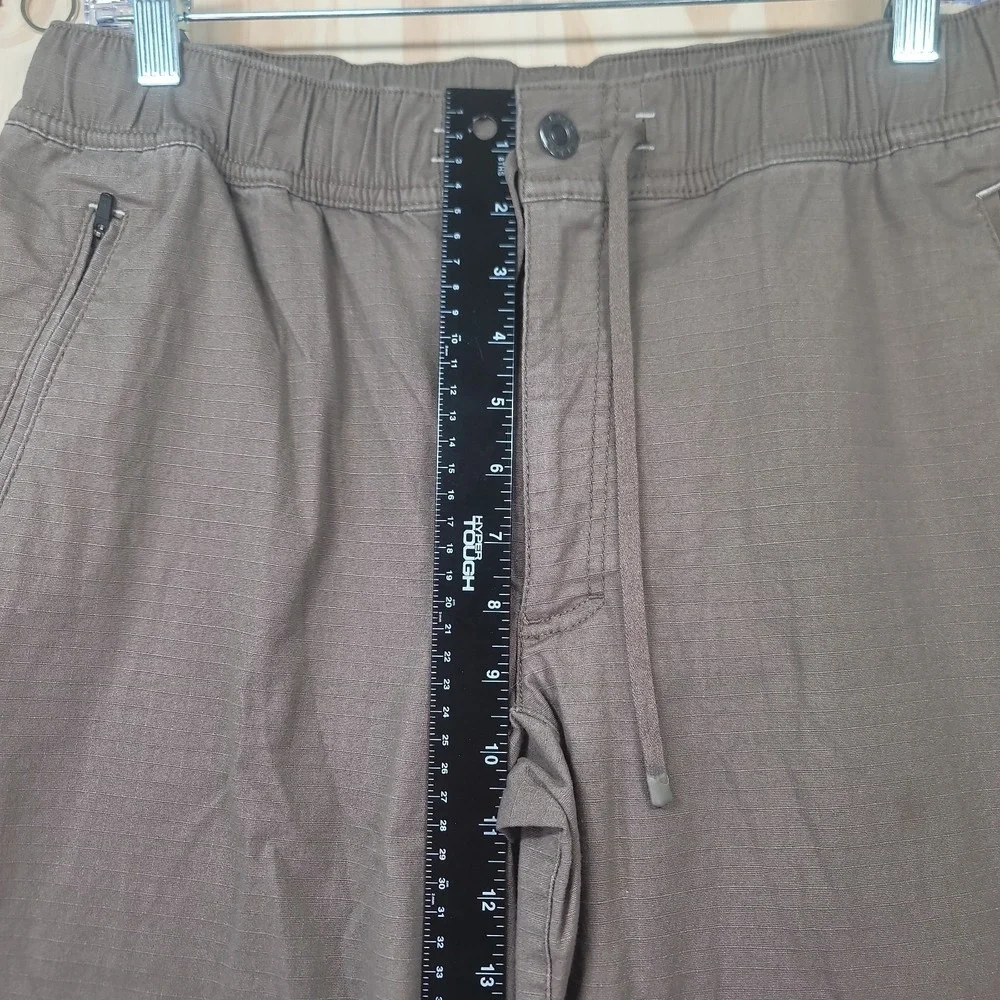 LL Bean Pants Mens M (34) Brown Explorer Ripstop Jogger Casual Outdoor Preppy - Picture 4 of 16